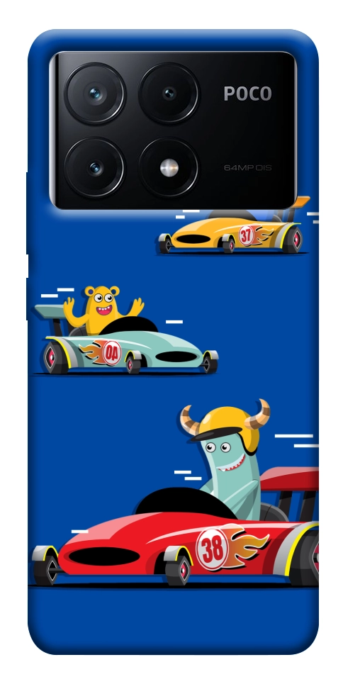Чехол Монстры и машинки для Xiaomi Poco X6 Pro