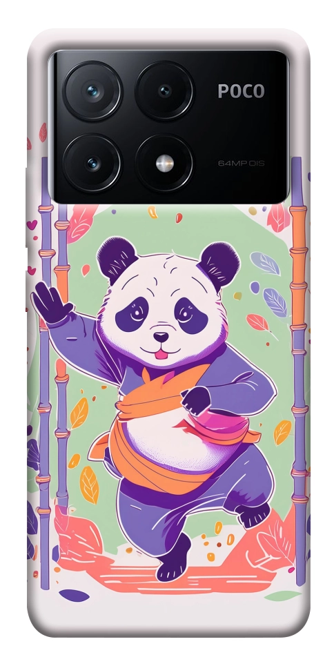 Чехол Панда для Xiaomi Poco X6 Pro