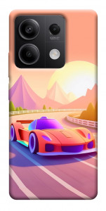 Чохол Машинка на заході сонця для Xiaomi Redmi Note 13 5G