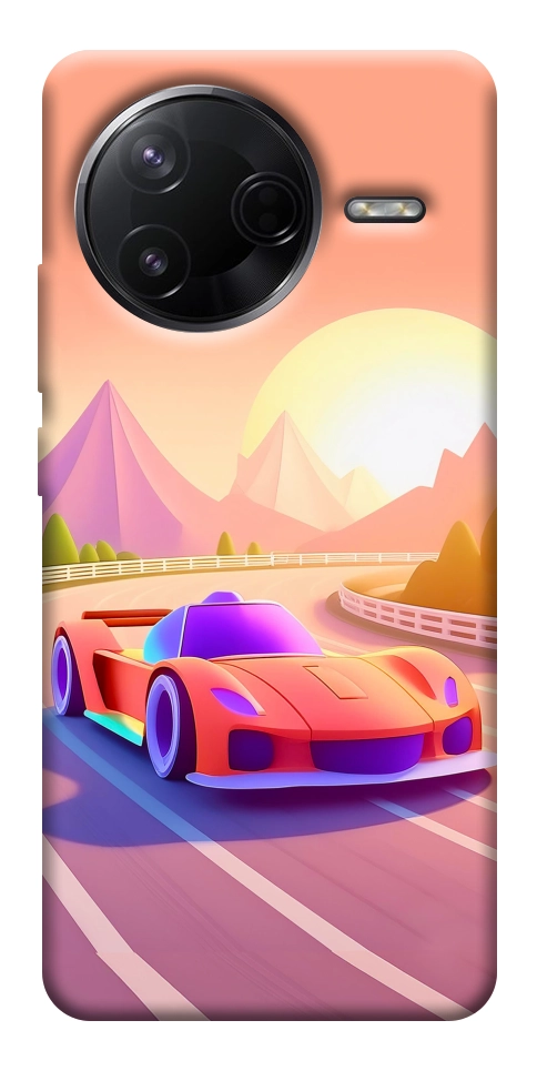Чохол Машинка на заході сонця для Xiaomi Poco F7 Pro