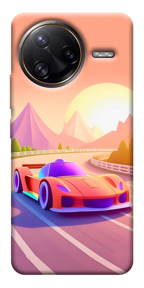 Чохол Машинка на заході сонця для Xiaomi Poco F7 Ultra
