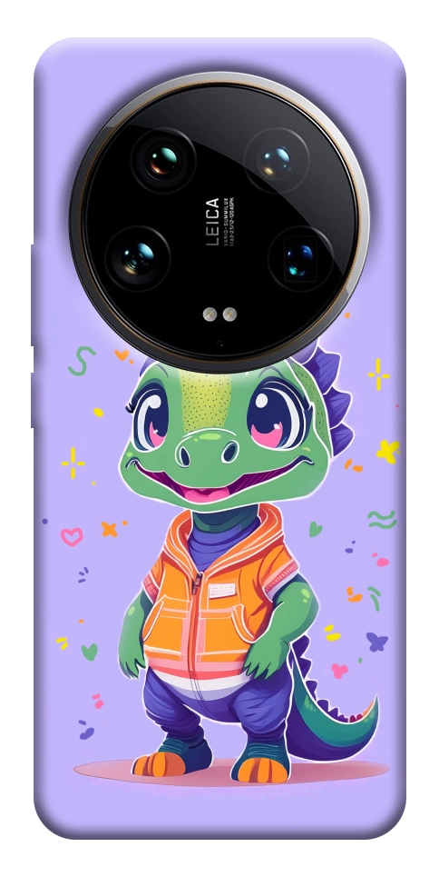 Чохол Мультяшний динозаврик для Xiaomi 14 Ultra