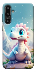 Чохол Білий дракоша для Galaxy F16 5G