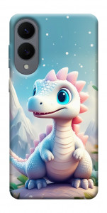 Чехол Белый дракоша для Galaxy S25 Edge