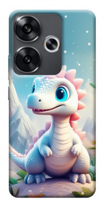 Чехол Белый дракоша для Xiaomi Poco F6