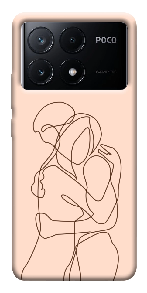 Чехол Couple line для Xiaomi Poco X6 Pro