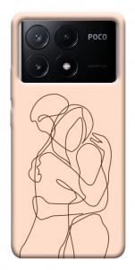 Чехол Couple line для Xiaomi Poco X6 Pro
