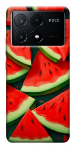 Чехол Скибки арбуза для Xiaomi Poco X6 Pro