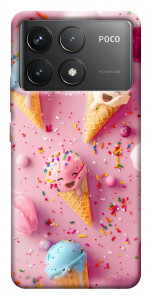 Чехол Веселое мороженое для Xiaomi Poco F6 Pro