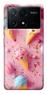 Чехол Веселое мороженое для Xiaomi Poco X6 Pro