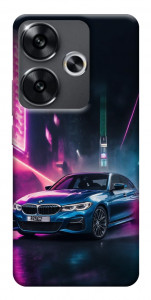 Чехол Неоновое BMW для Xiaomi Poco F6
