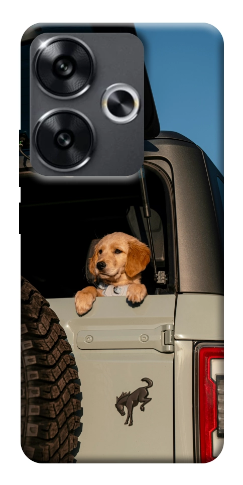 Чехол Dog in the car для Xiaomi Poco F6
