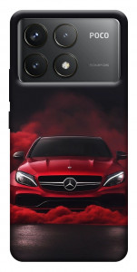 Чехол Red Mercedes для Xiaomi Poco F6 Pro