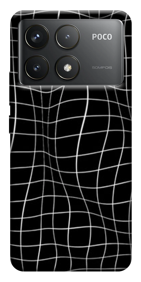 Чохол Warped grid для Xiaomi Poco F6 Pro