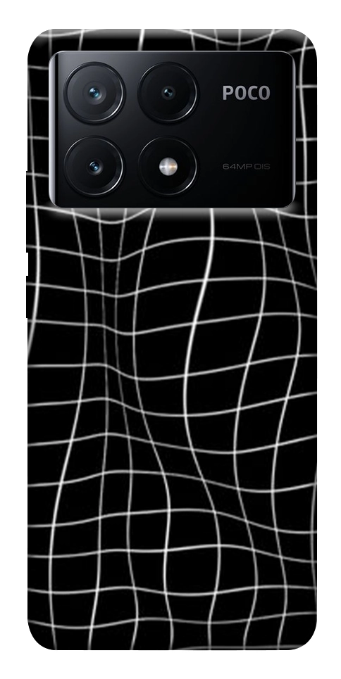 Чехол Warped grid для Xiaomi Poco X6 Pro