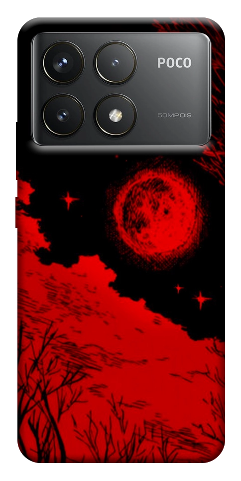 Чохол Кривавий захід сонця для Xiaomi Poco F6 Pro