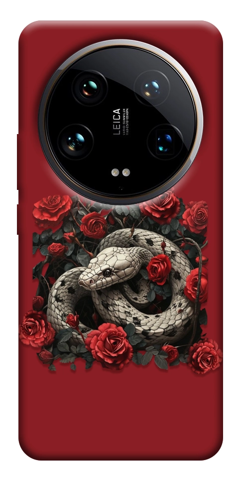 Чохол Roses snake для Xiaomi 14 Ultra