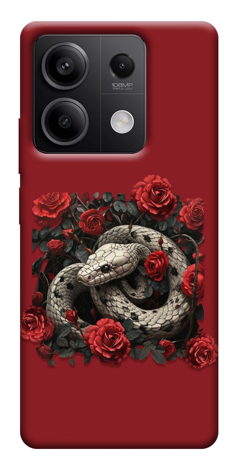 Чехол Roses snake для Xiaomi Redmi Note 13 5G
