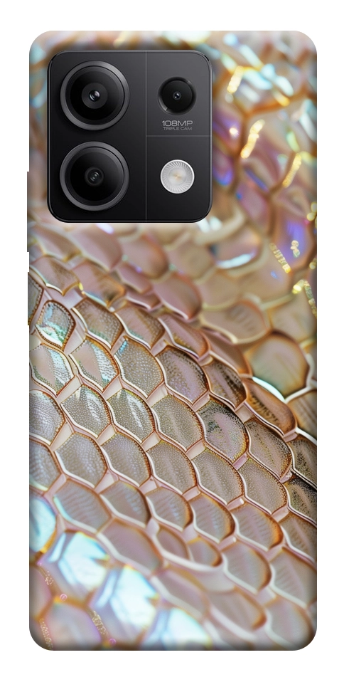 Чехол Gold snake skin для Xiaomi Redmi Note 13 5G