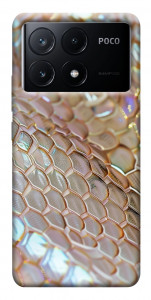 Чехол Gold snake skin для Xiaomi Poco X6 Pro