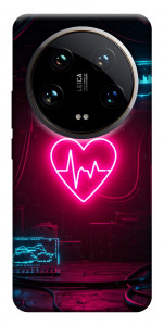 Чехол Neon heart для Xiaomi 14 Ultra