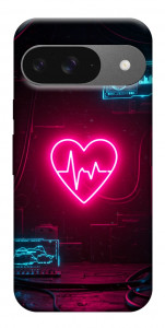 Чохол Neon heart для Google Pixel 10