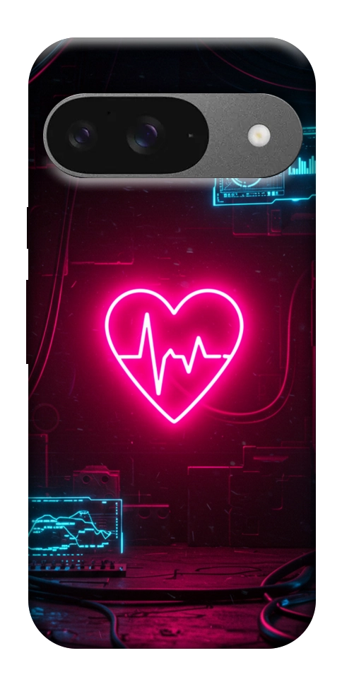 Чохол Neon heart для Google Pixel 10 Pro
