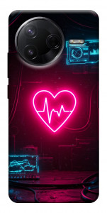 Чохол Neon heart для Xiaomi Poco F7 Pro