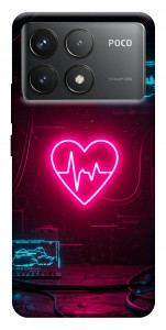 Чохол Neon heart для Xiaomi Poco F6 Pro