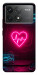 Чохол Neon heart для Xiaomi Poco F6 Pro