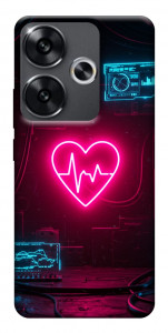Чохол Neon heart для Xiaomi Poco F6