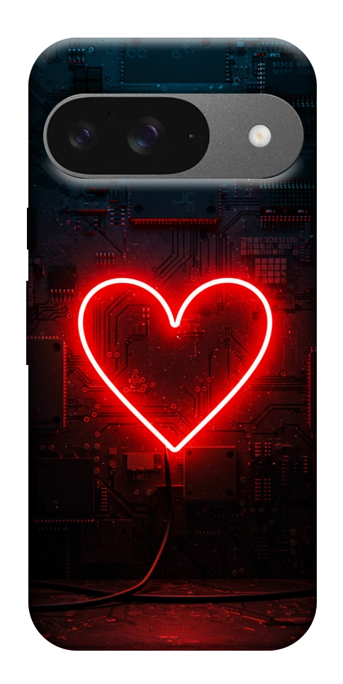 Чехол Яркое сердце для Google Pixel 10 Pro