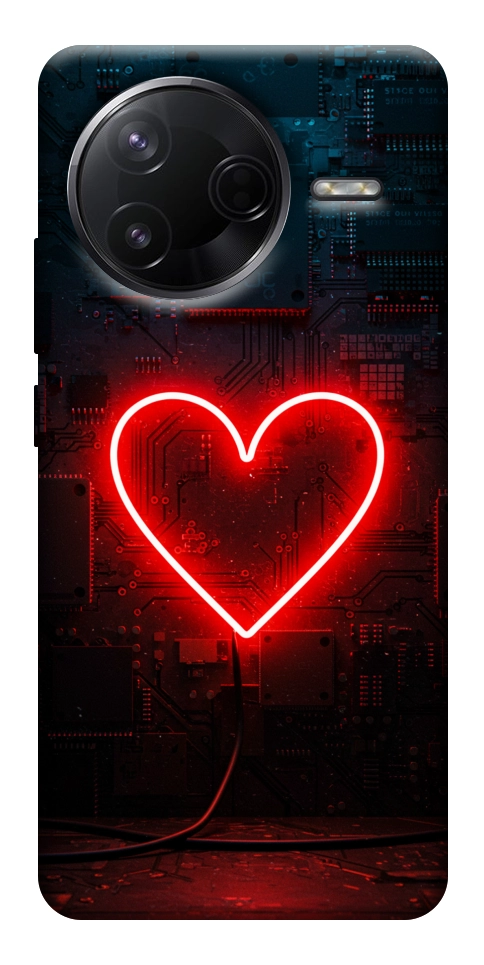 Чехол Яркое сердце для Xiaomi Poco F7 Pro