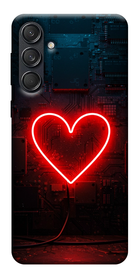 Чохол Яскраве серце для Galaxy M55