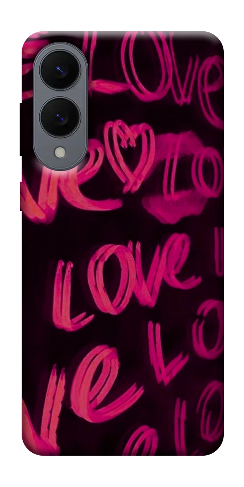 Чохол Neon love для Galaxy S25 Edge