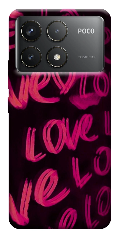 Чохол Neon love для Xiaomi Poco F6 Pro