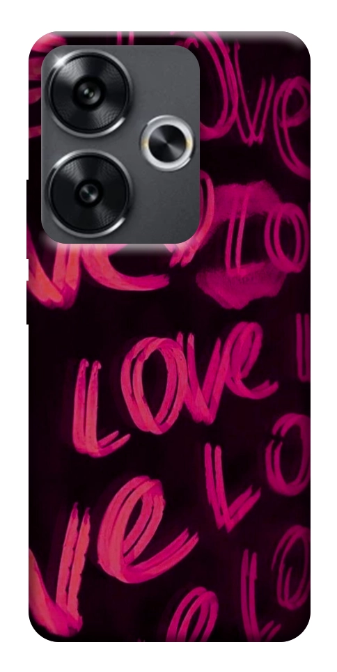 Чохол Neon love для Xiaomi Poco F6