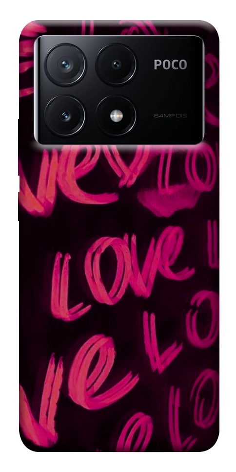 Чохол Neon love для Xiaomi Poco X6 Pro