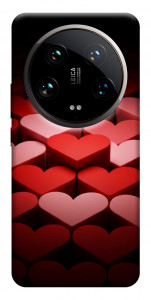 Чехол Hearts pattern для Xiaomi 14 Ultra