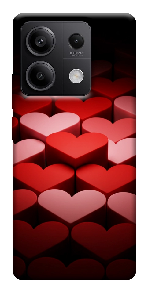Чохол Hearts pattern для Xiaomi Redmi Note 13 5G