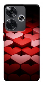 Чохол Hearts pattern для Xiaomi Poco F6
