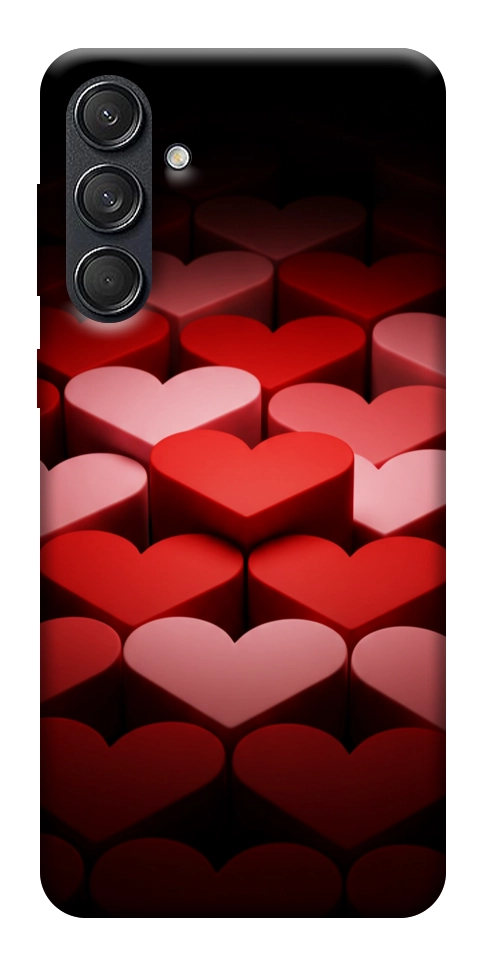 Чохол Hearts pattern для Galaxy M55