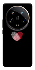 Чехол Fingerprint heart для Xiaomi 14 Ultra