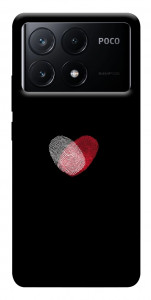 Чехол Fingerprint heart для Xiaomi Poco X6 Pro