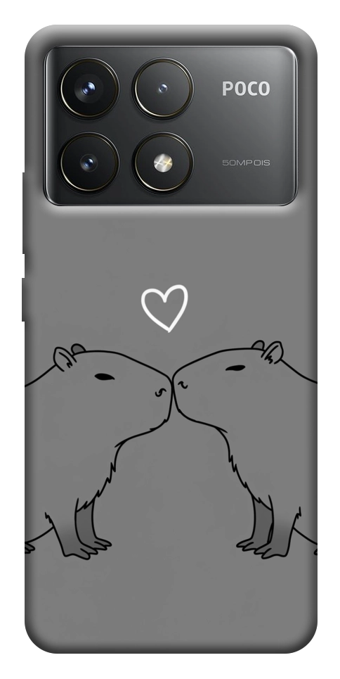 Чохол Капібари для Xiaomi Poco F6 Pro