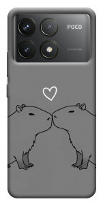 Чохол Капібари для Xiaomi Poco F6 Pro
