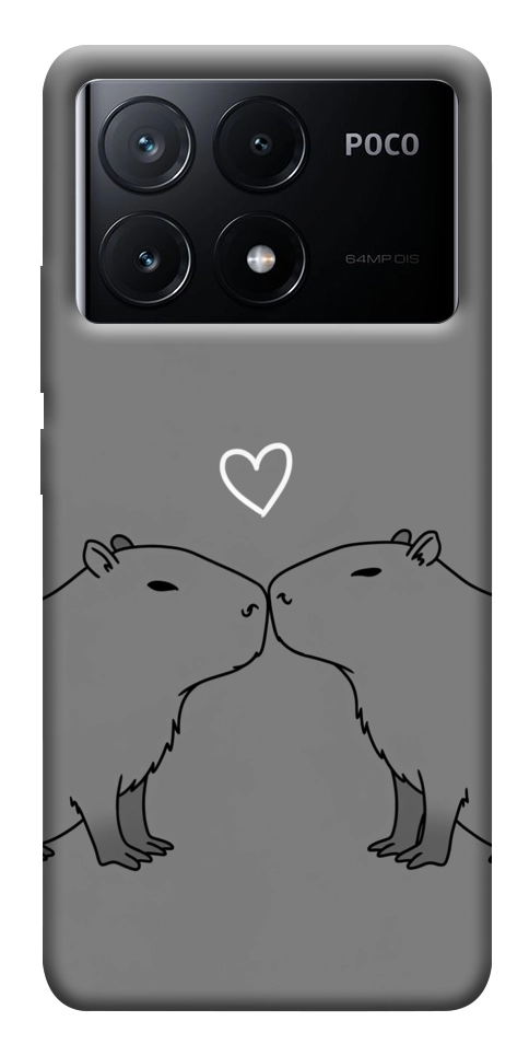 Чехол Капибары для Xiaomi Poco X6 Pro