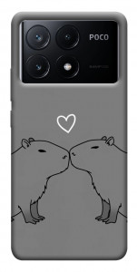 Чехол Капибары для Xiaomi Poco X6 Pro