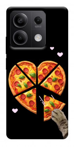Чохол Pizza Love Cat для Xiaomi Redmi Note 13 5G