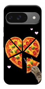 Чохол Pizza Love Cat для Google Pixel 10 Pro